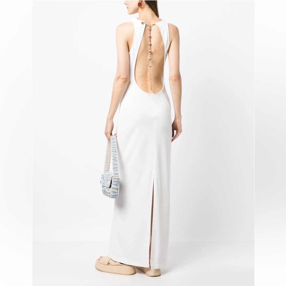 STAUD Shannon Chain-detail Maxi Dress